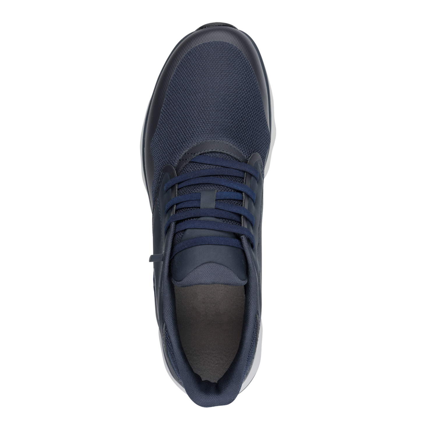 Navy Sneakers med Tyk Sål – Sporty Komfort og Urban Stil