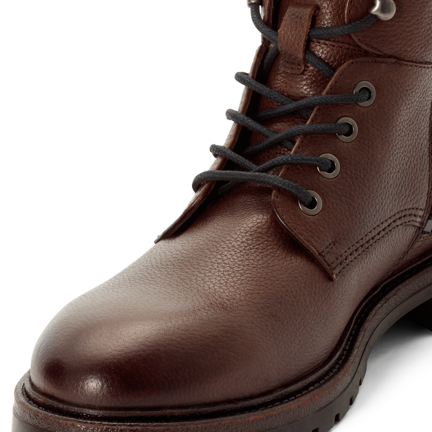 Brune Lace Boots i Læder og Velour – Komfort og Stil fra Tamaris Men