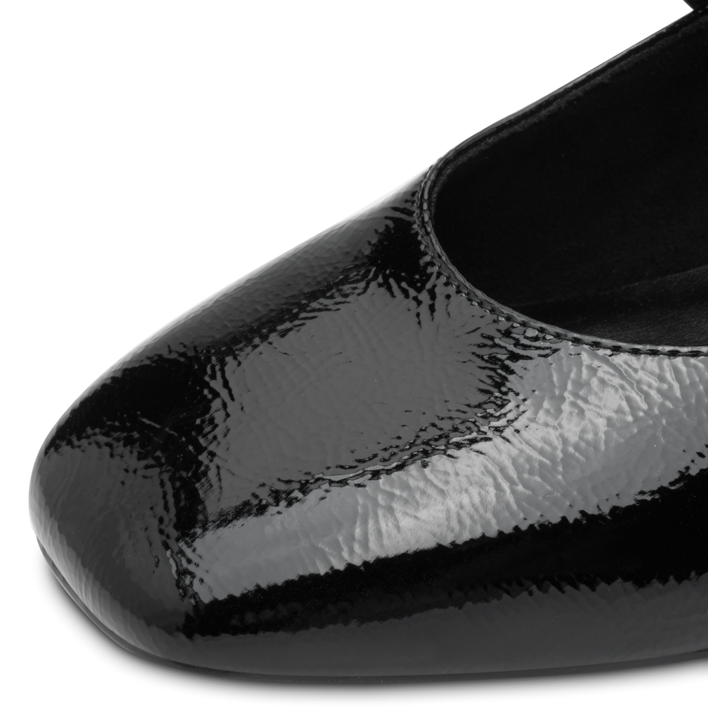 Sort Tamaris Pumps med Dobbeltrem – Klassisk Elegance og Komfortabel Touchit-sål