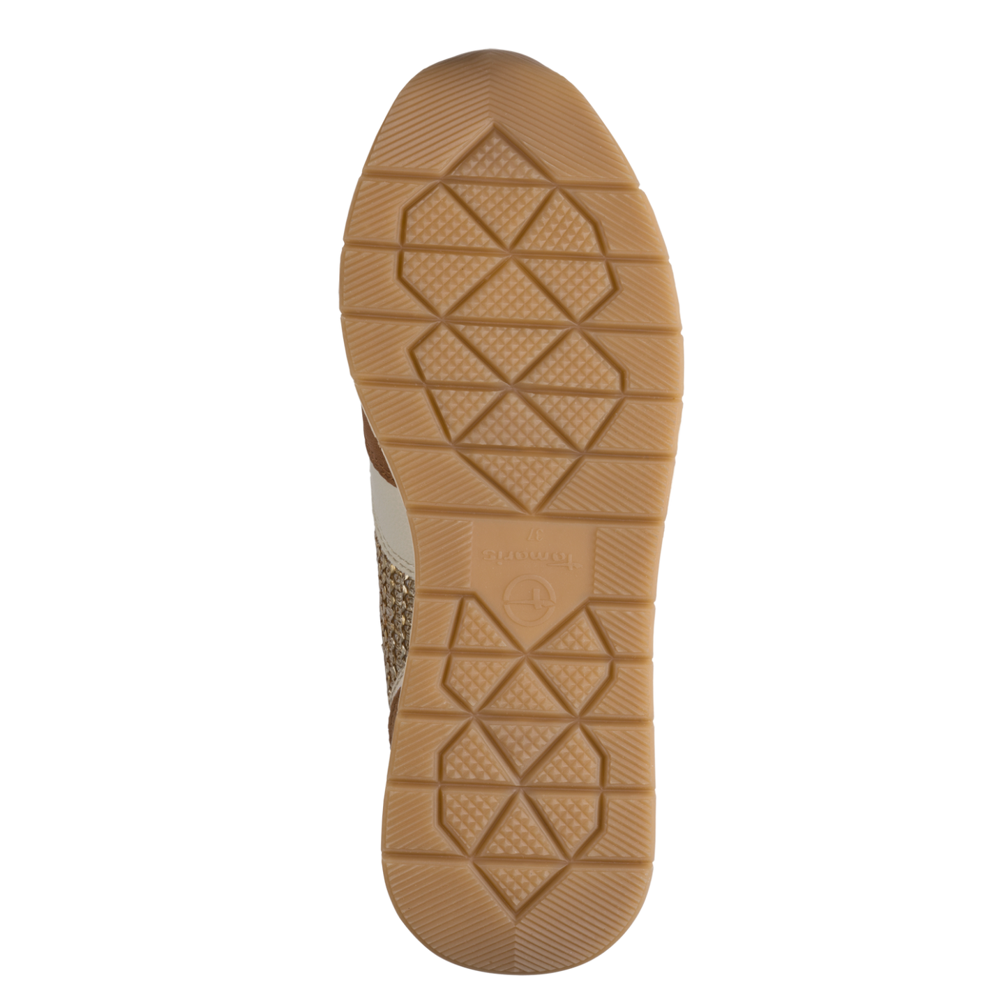 Tamaris Sneaker Cognac Comb med Lynlås – 1-23732-41-3A2