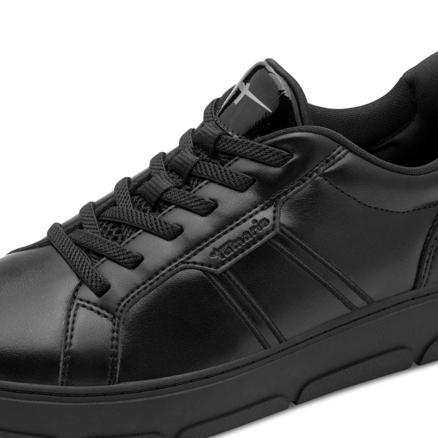 Tamaris Sneakers 23758-007 – Sporty Læderdesign med Komfortabel Sål