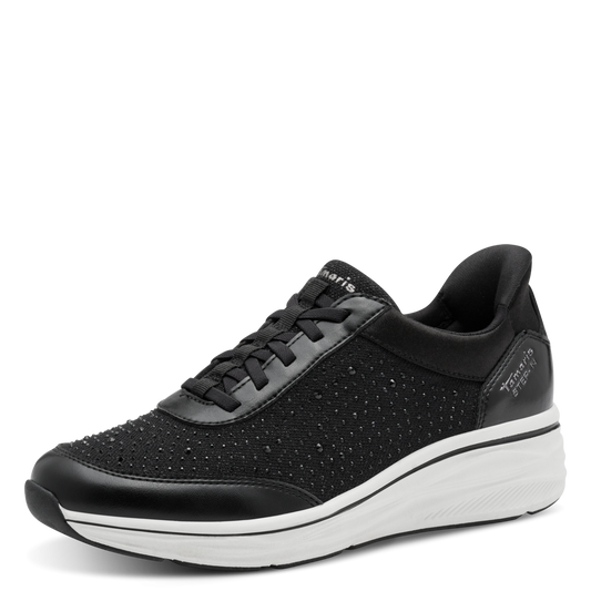 Tamaris Sneakers 23779 Sort – Sporty Elegance med Komfortabel Sål