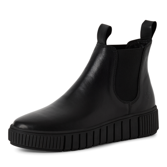 Tamaris Chelsea Boot – Udskiftelig Indersål & Grov Sål – Sort (1-25403-43-003)