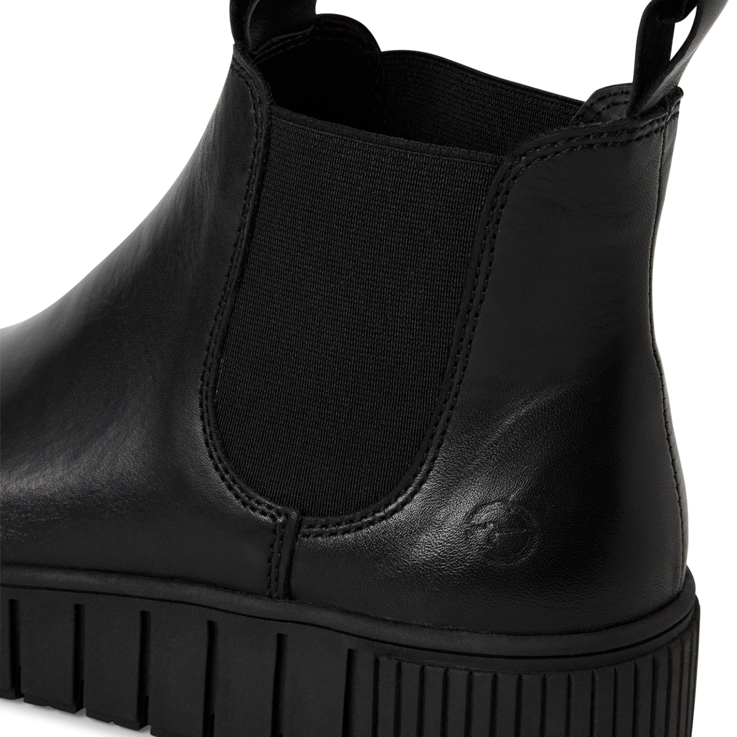 Tamaris Chelsea Boot – Udskiftelig Indersål & Grov Sål – Sort (1-25403-43-003)