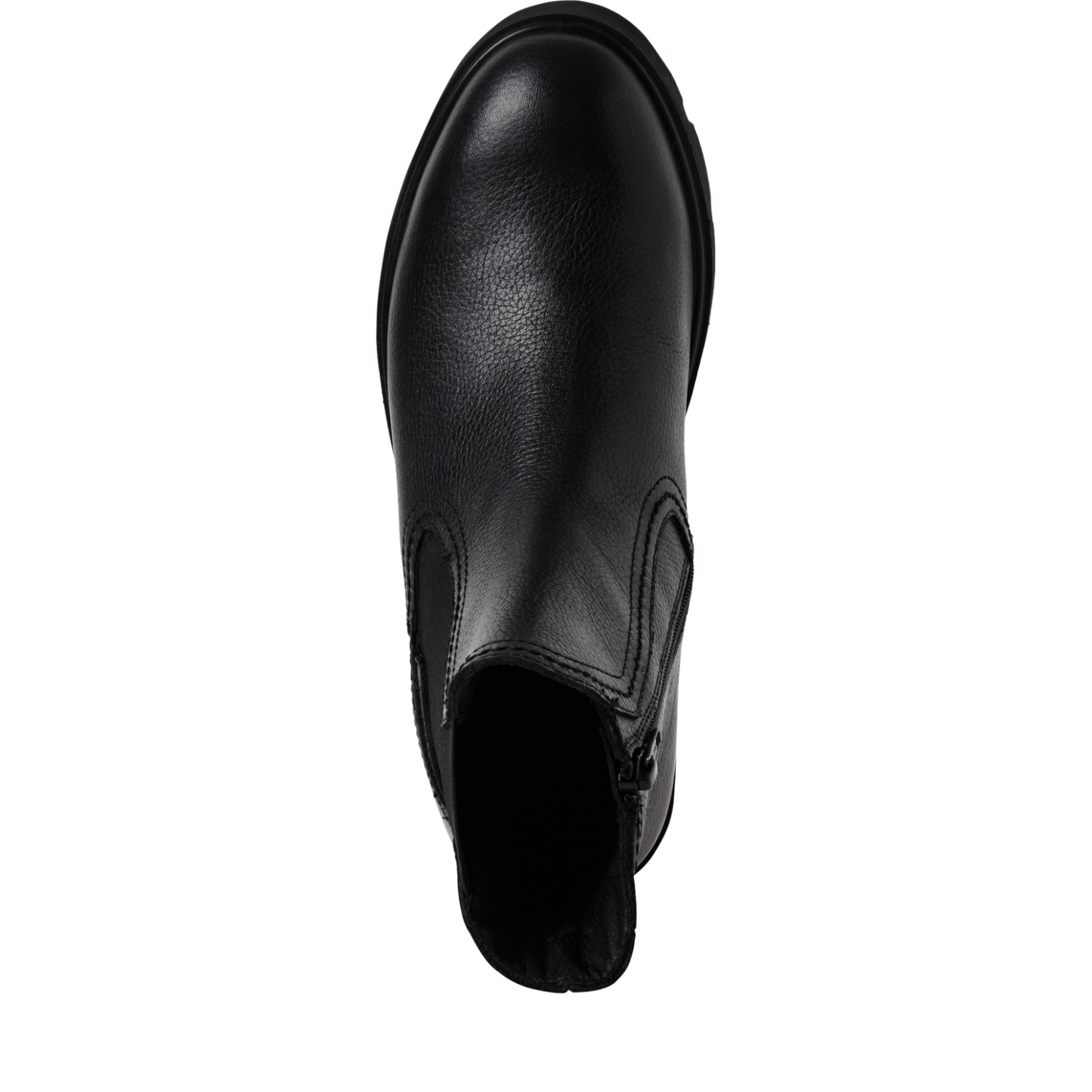 Tamaris Chelsea Boot – Touchit Komfort & Blockhæl – Sort (1-25422-45-001)