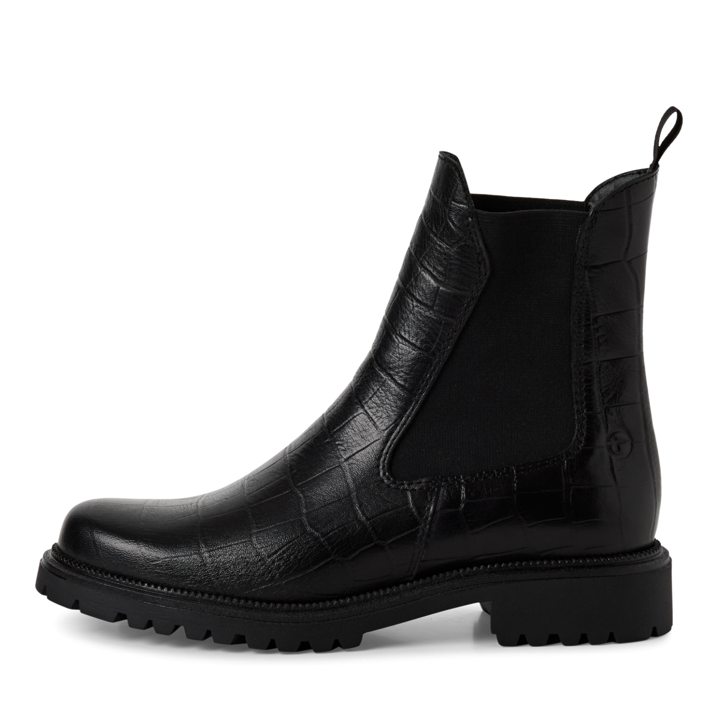Tamaris Chelsea Boot i skind – Touchit Komfort – Sort (1-25427-41-028)