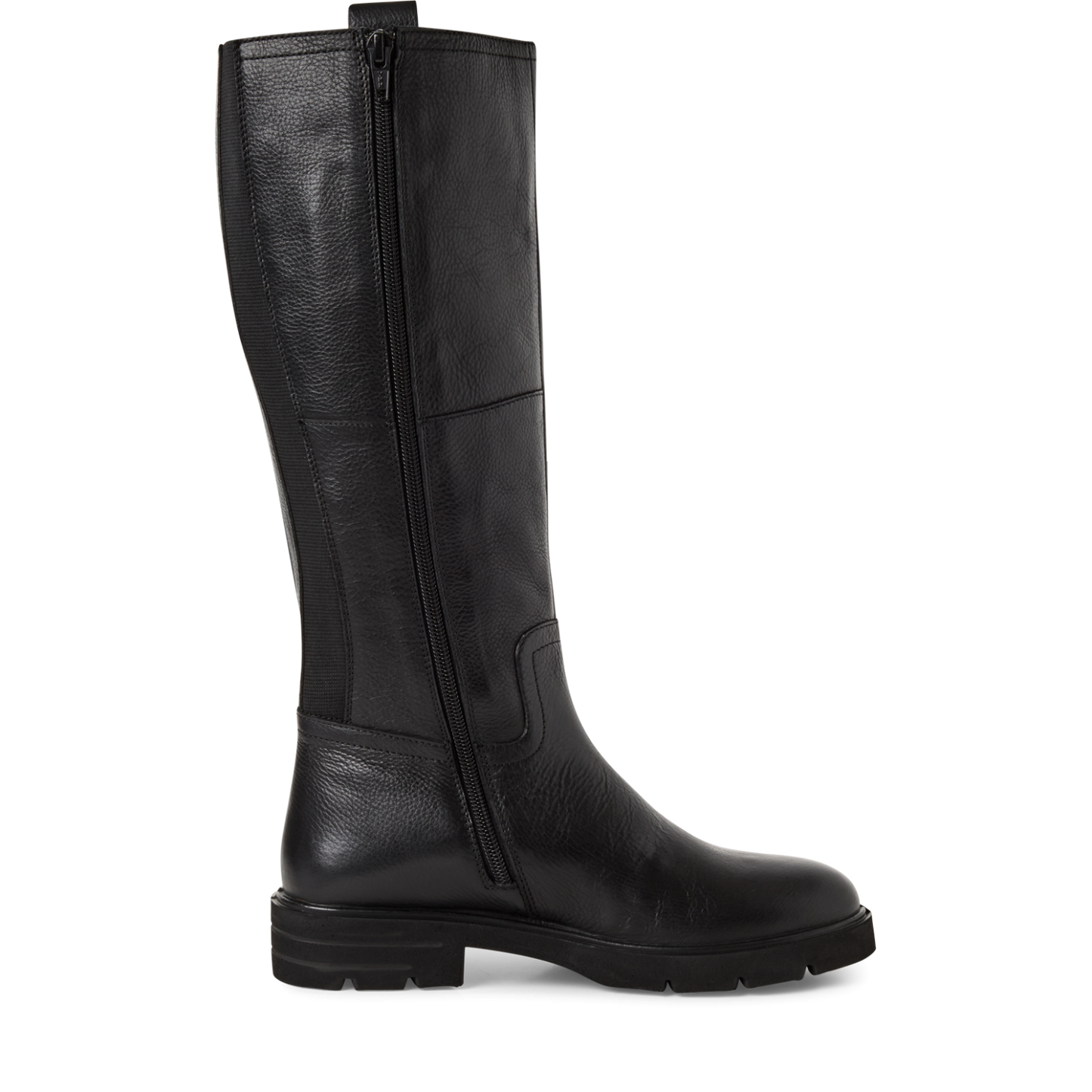 Tamaris Støvler – Sort Læder med Lynlås & Komfortsål (1-25616-45-001)