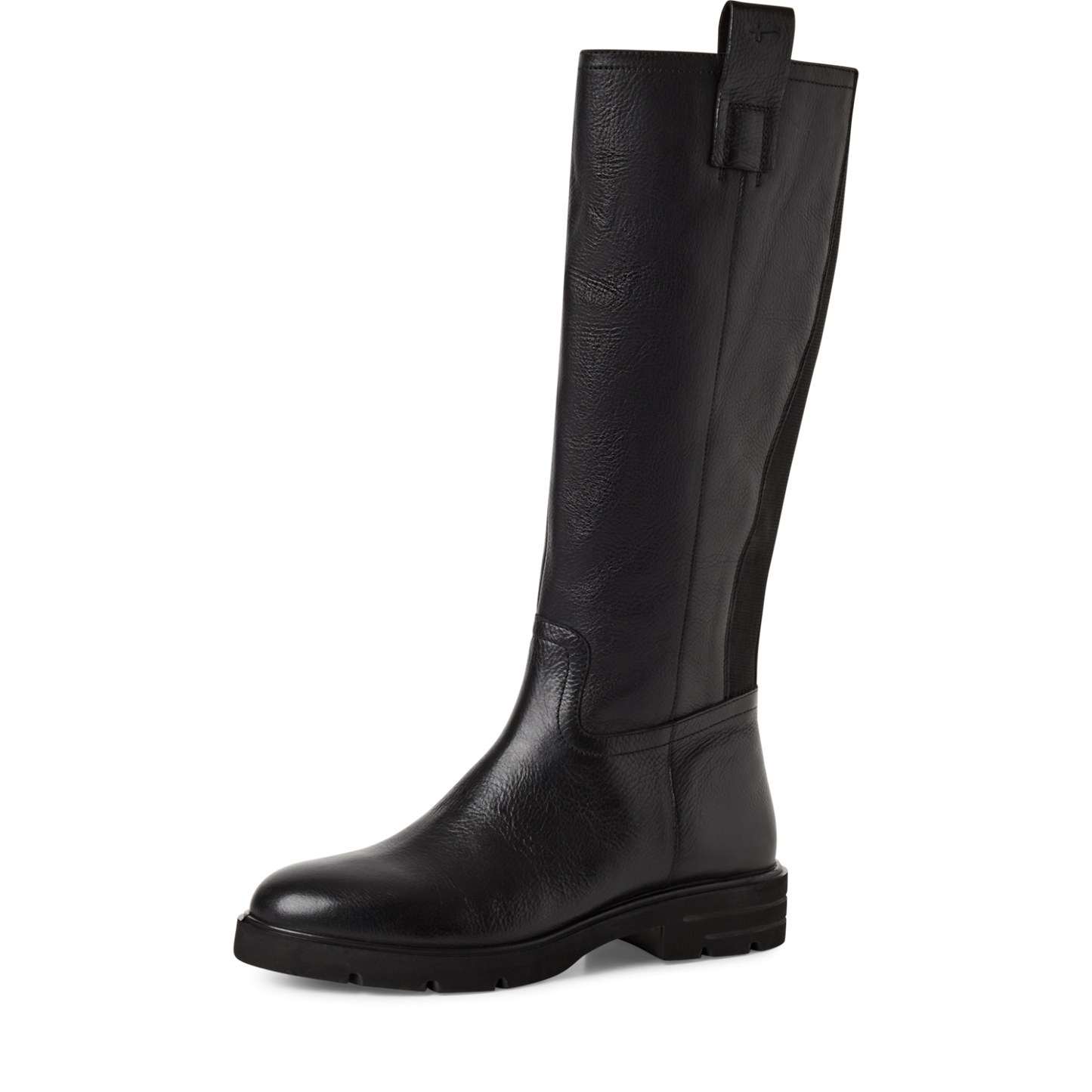 Tamaris Støvler – Sort Læder med Lynlås & Komfortsål (1-25616-45-001)