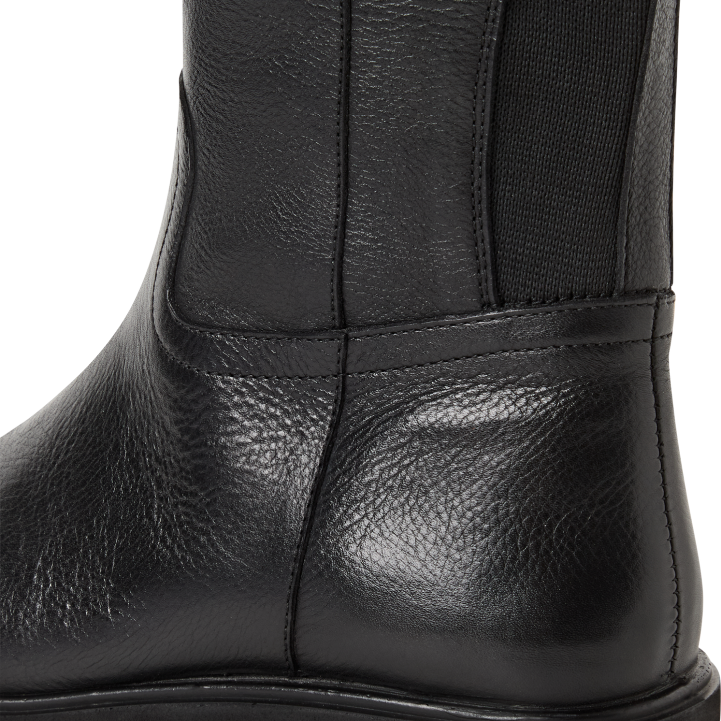 Tamaris Støvler – Sort Læder med Lynlås & Komfortsål (1-25616-45-001)