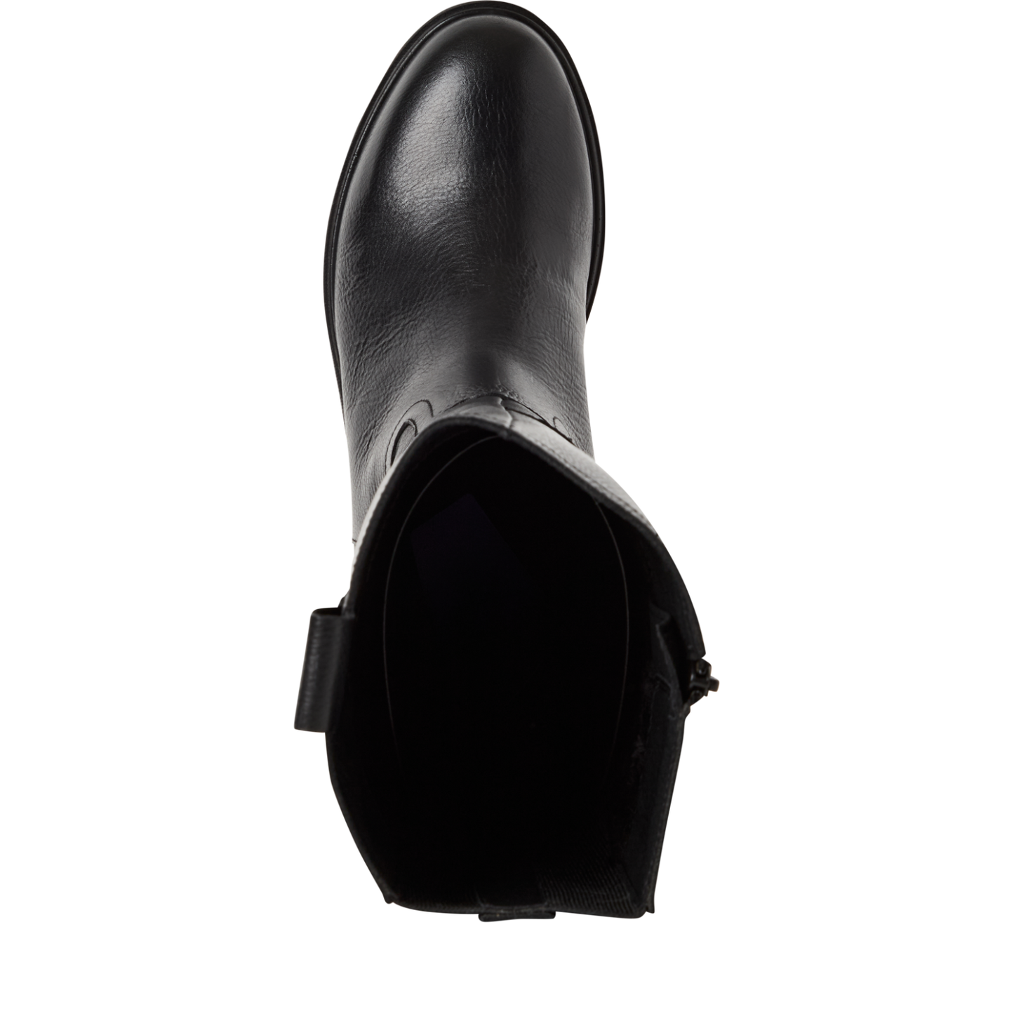 Tamaris Støvler – Sort Læder med Lynlås & Komfortsål (1-25616-45-001)