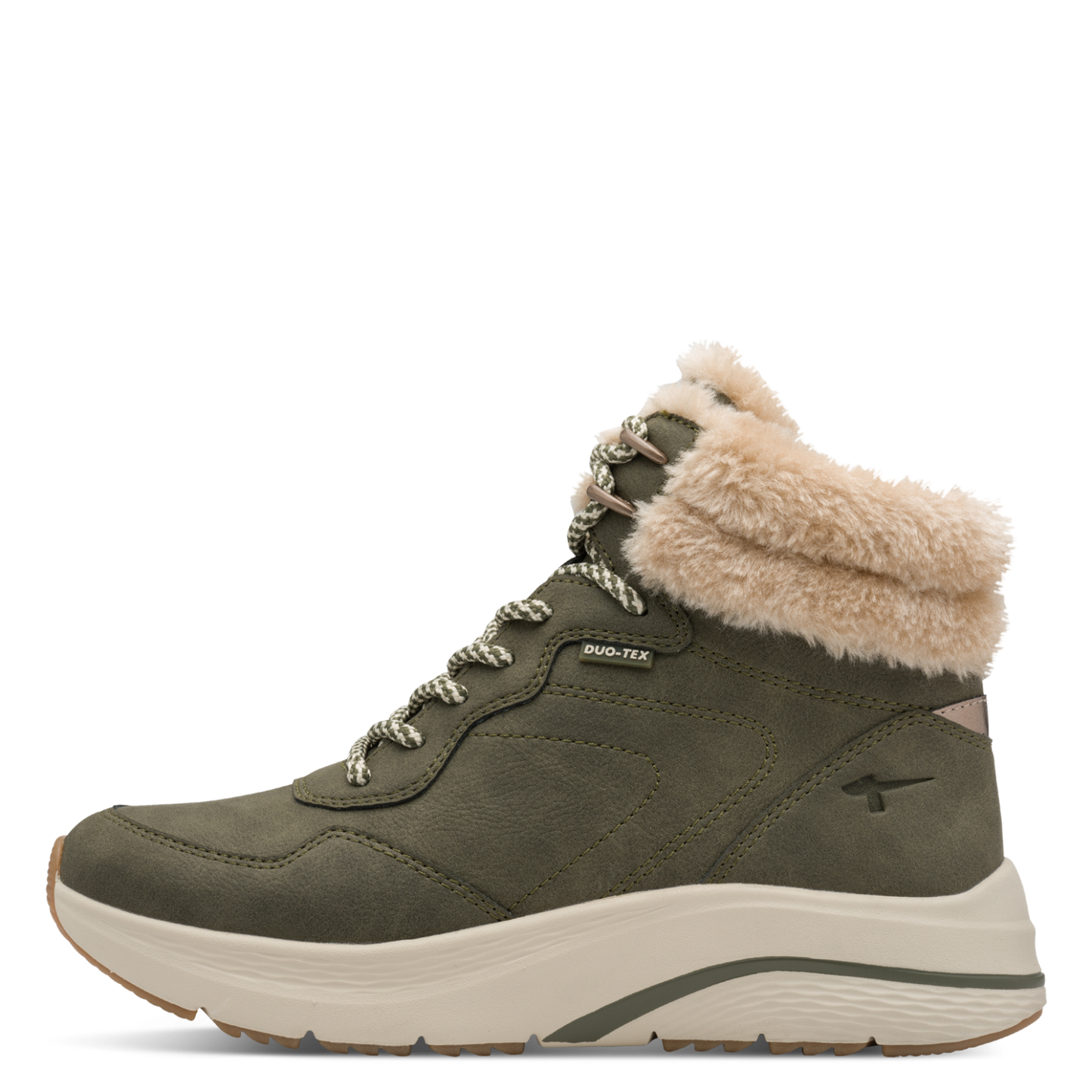 Tamaris Vinterstøvler Olivegrøn med Duo-Tex Membran og Kunstpels (1-26278-45-722)