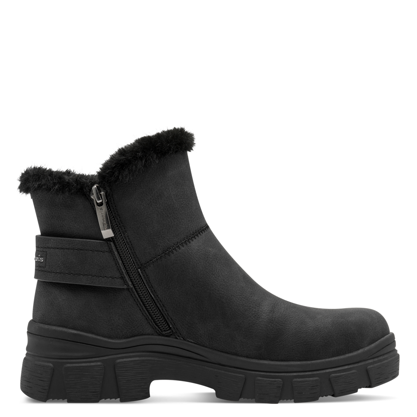 Tamaris Sort Støvle med Varm Foring, Duotex og Antislide Sål (1-26825-45-001)