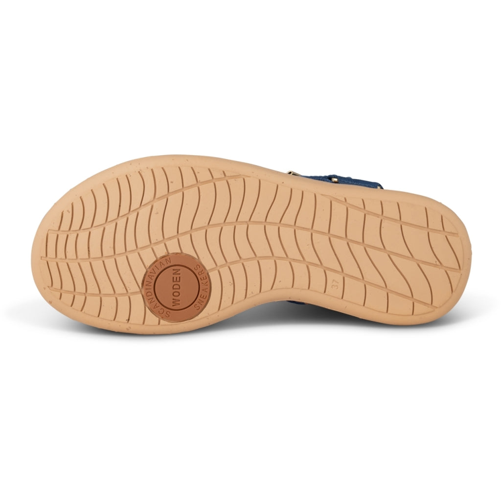 WODEN WL926-187 Old Denim – Komfortabel og stilren hverdagssko