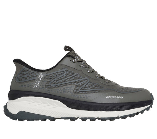 Skechers Slip-ins: Switch Back - Mist Vandtæt Sko Dame – Olive (180257OLBK)