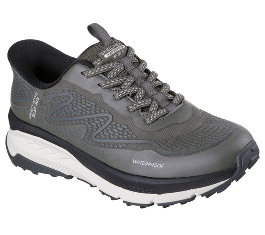 Skechers Slip-ins: Switch Back - Mist Vandtæt Sko Dame – Olive (180257OLBK)