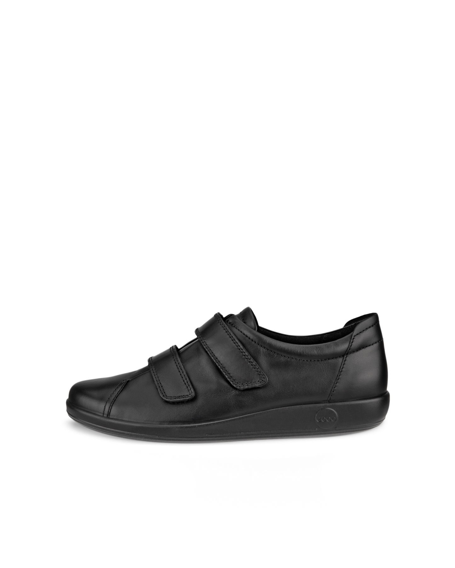 ECCO SOFT 2.0 – Elegant sko i full-grain læder med klassisk retrolook
