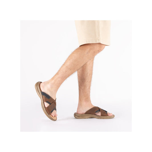 Rieker 21493/22 – Komfortabel Herresandal med Justerbar Pasform