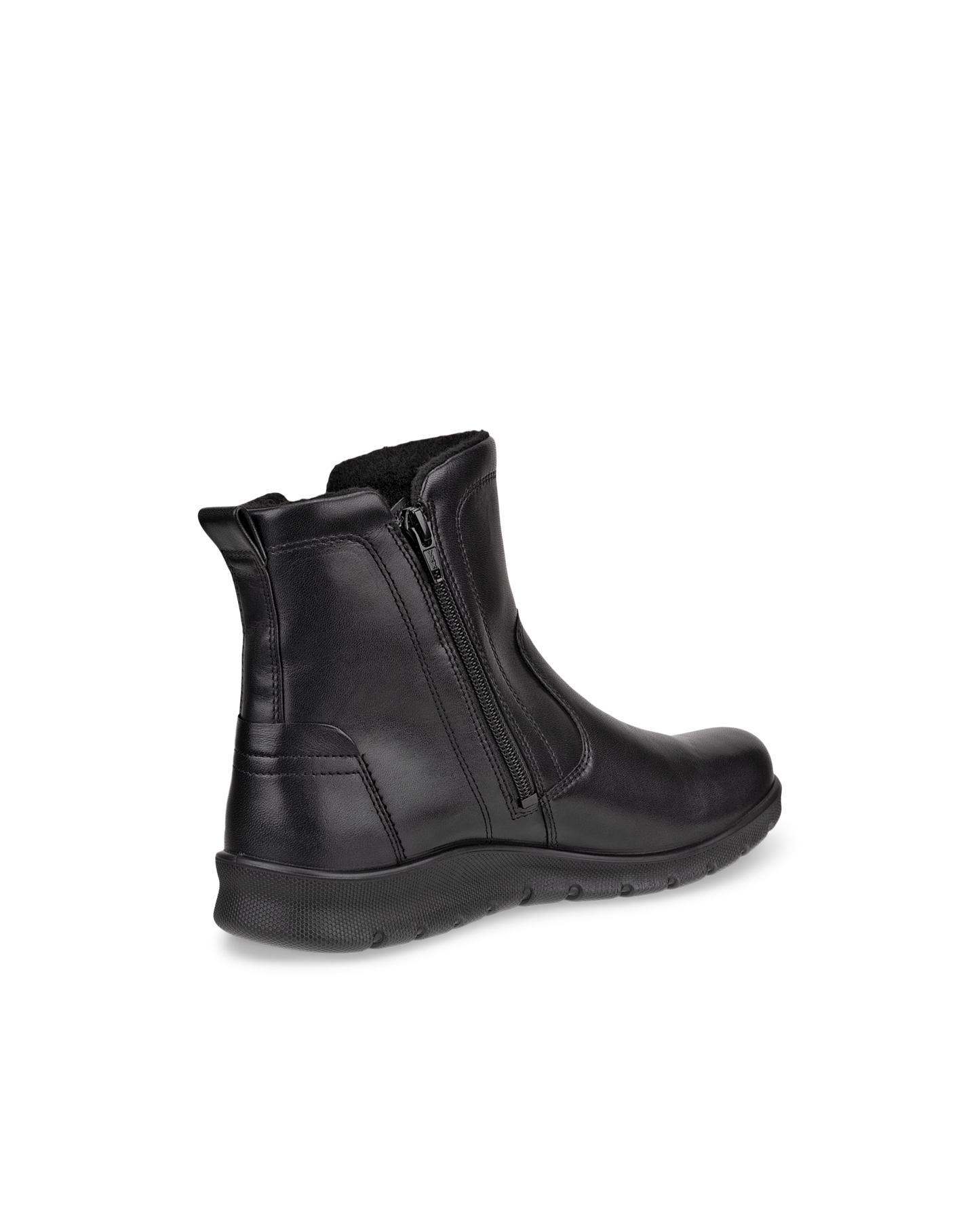 ECCO BABETT BOOT – Vandtæt damestøvle i skind med to lynlåse og let sål