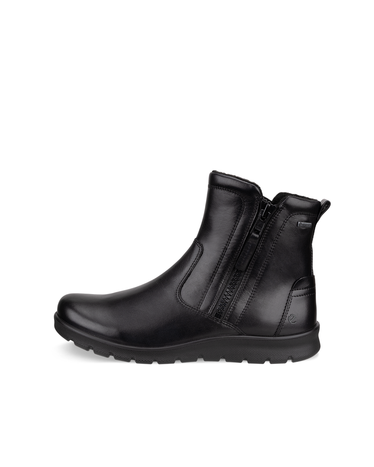 ECCO BABETT BOOT – Vandtæt damestøvle i skind med to lynlåse og let sål