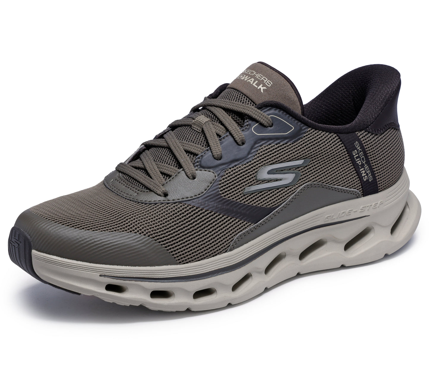 Skechers Slip-ins GO WALK Glide-Step 2.0 Zac Atletiske Sko Herre – Brun (216660DKTP)