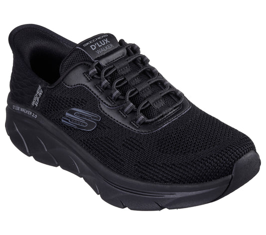 Skechers D’Lux Walker 2.0 Slip-Ins Sort – 232446/BBK