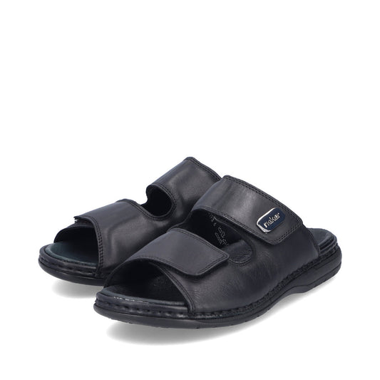 Rieker Herresandal 25590/00 Sort – Komfortabel og Let Sandal