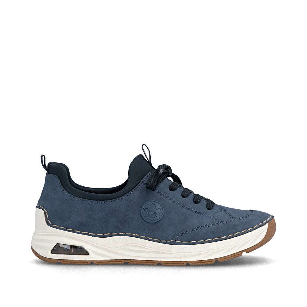 Rieker Sneaker Navy – Komfortabel hverdagssneaker i let design | 44562-14