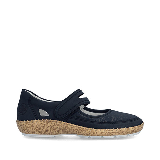 Rieker Damesko 44859/14 Navy – Let og Komfortabel Sko