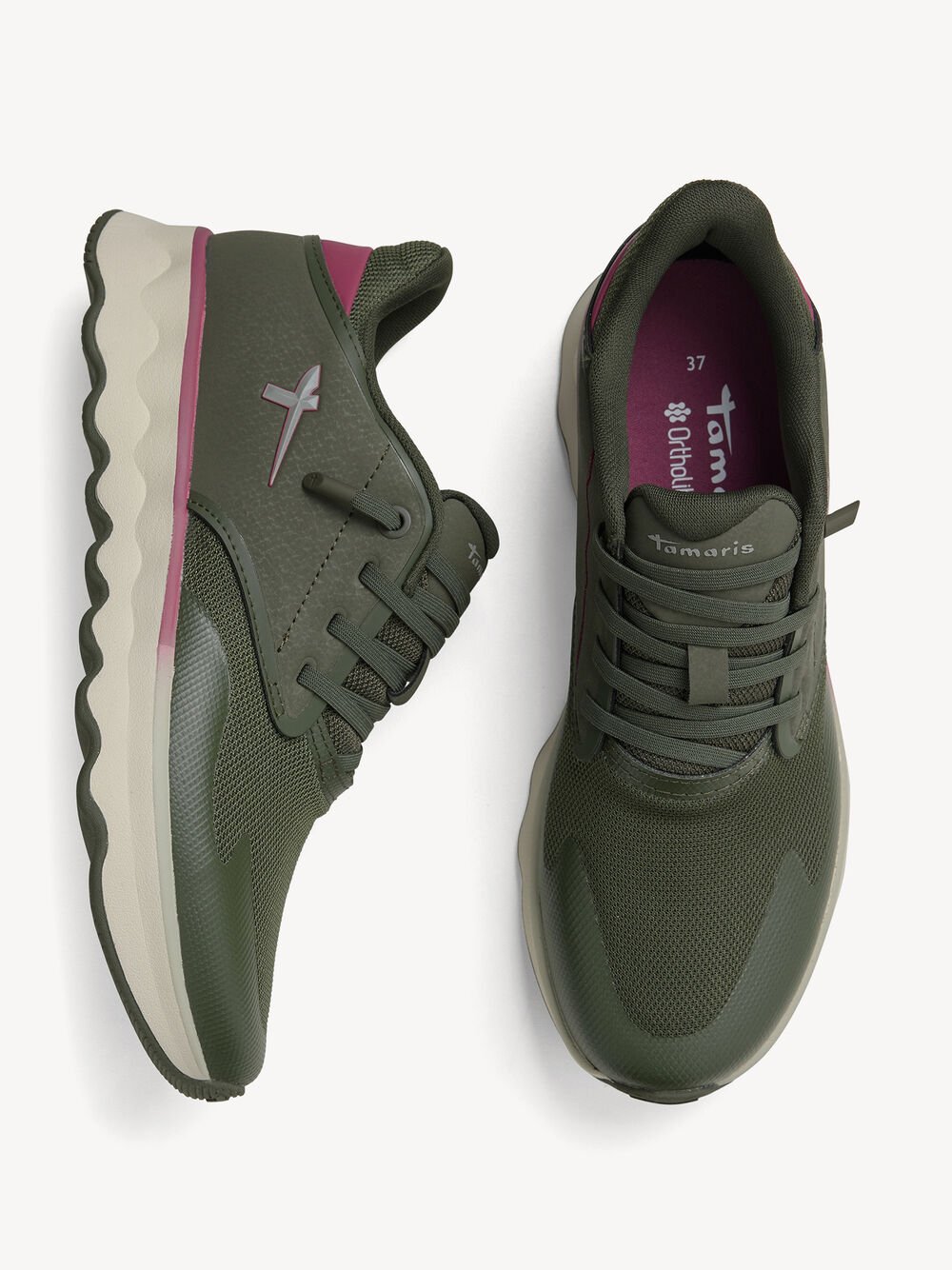 Grøn Tamaris Sneaker Low – Komfortabel og Åndbar Hverdagssko