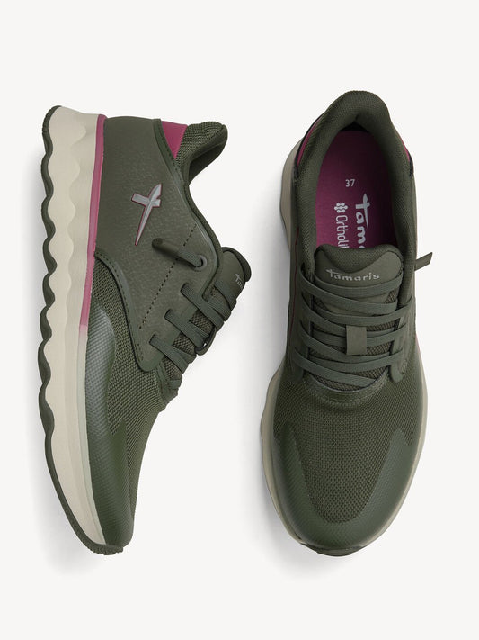 Grøn Tamaris Sneaker Low Tamaris 23700/761– Komfortabel og Åndbar Hverdagssko