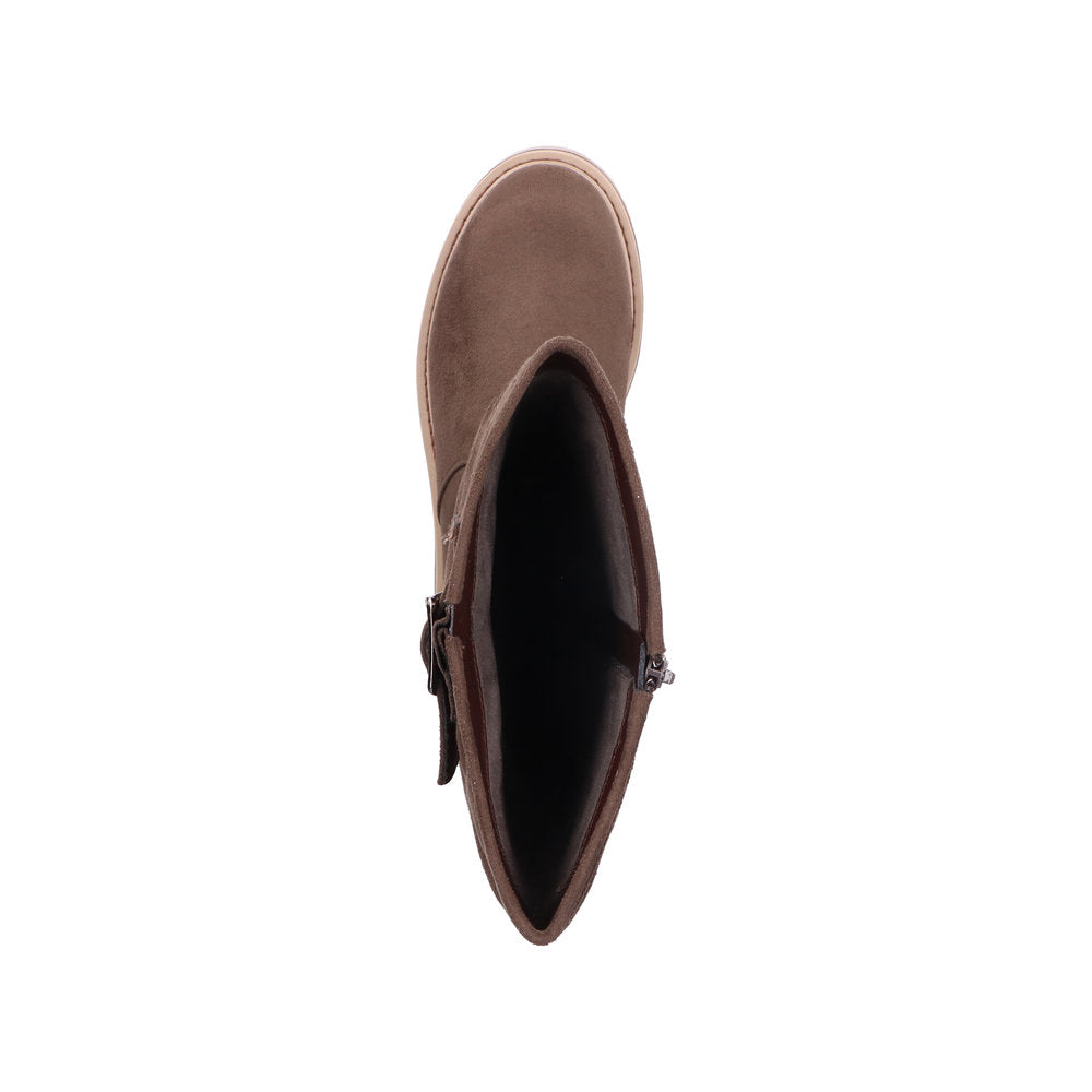 Rieker lang støvle til dame i brun – Model 91592-25