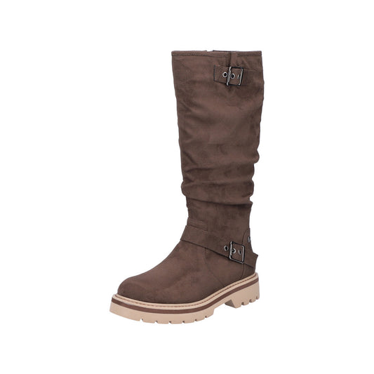 Rieker lang støvle til dame i brun – Model 91592-25