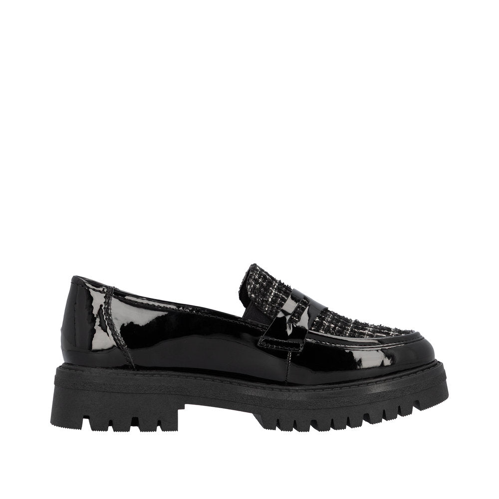 Rieker loafers til dame i sort 47550-00