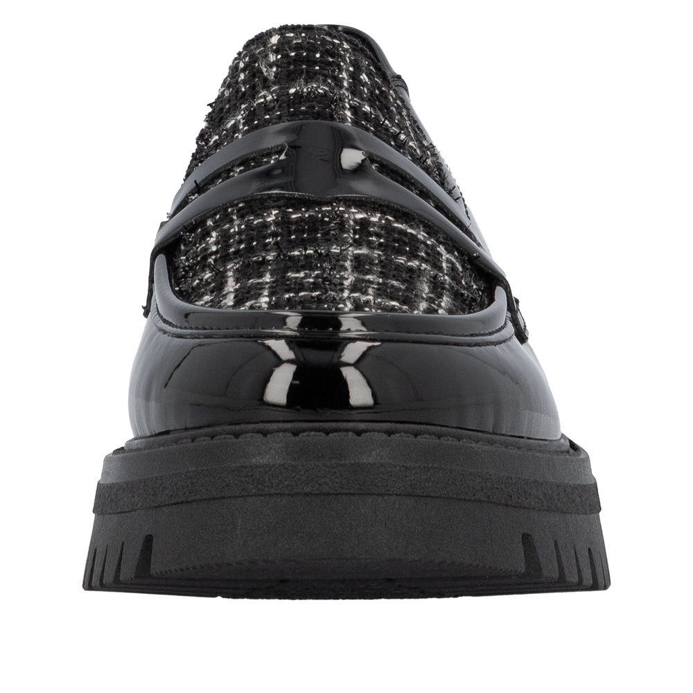 Rieker loafers til dame i sort 47550-00