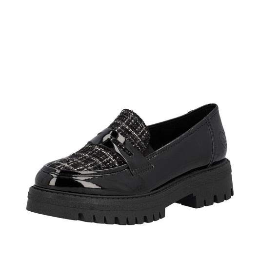 Rieker loafers til dame i sort 47550-00