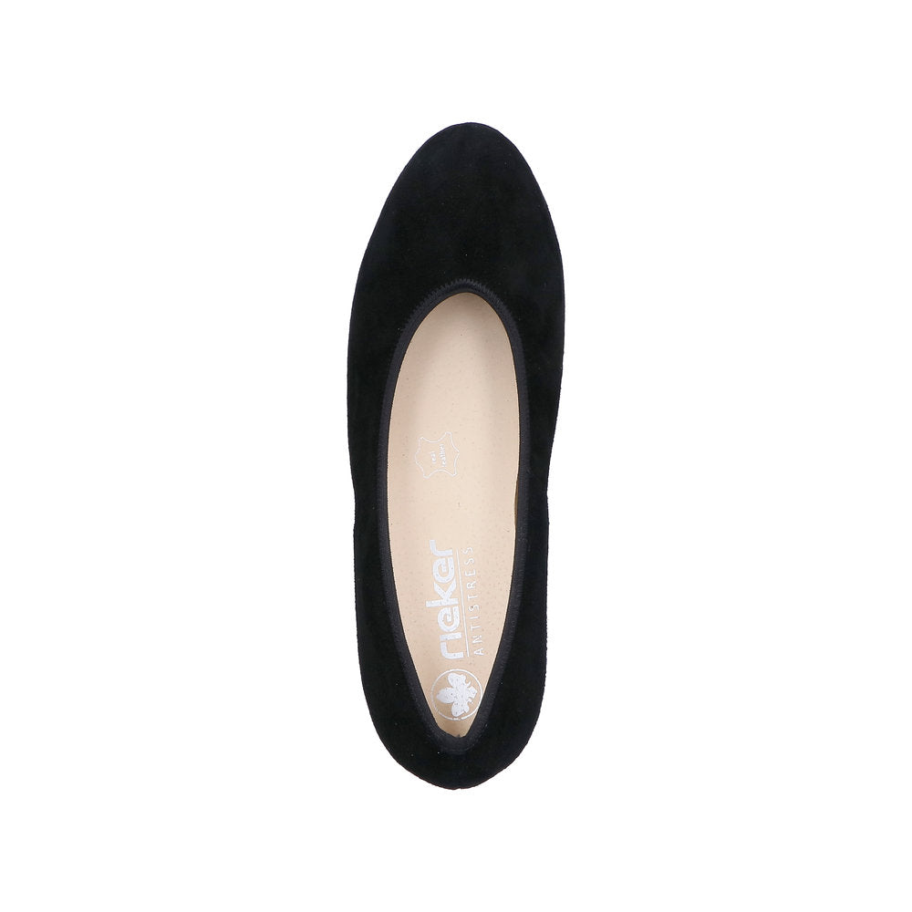 Rieker pumps til dame i sort 44650-03