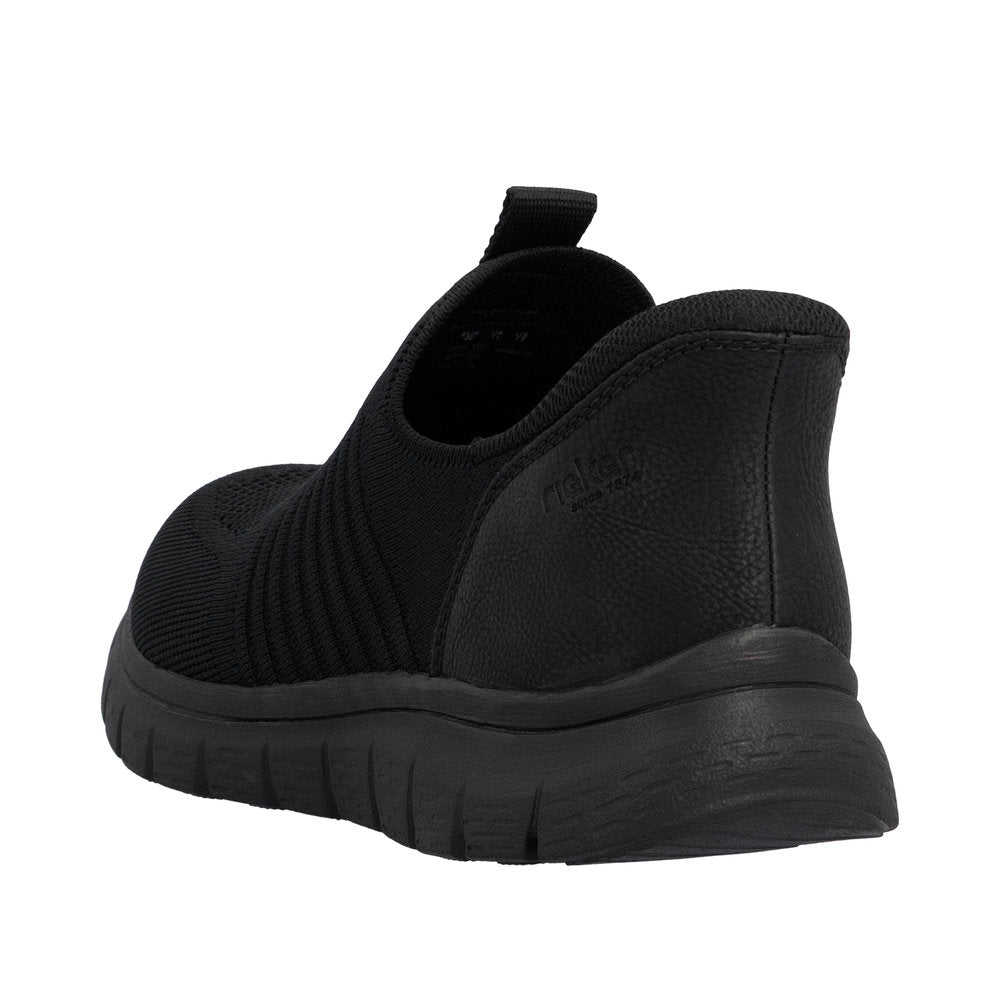 Rieker hyttesko til herre i sort B6659-01