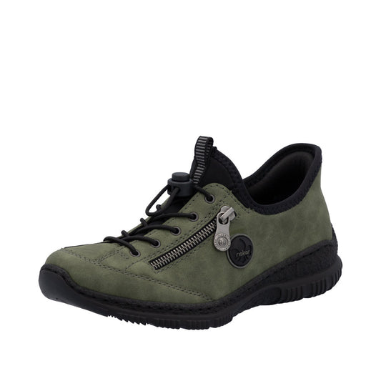 Rieker damesko i grøn N3267-54