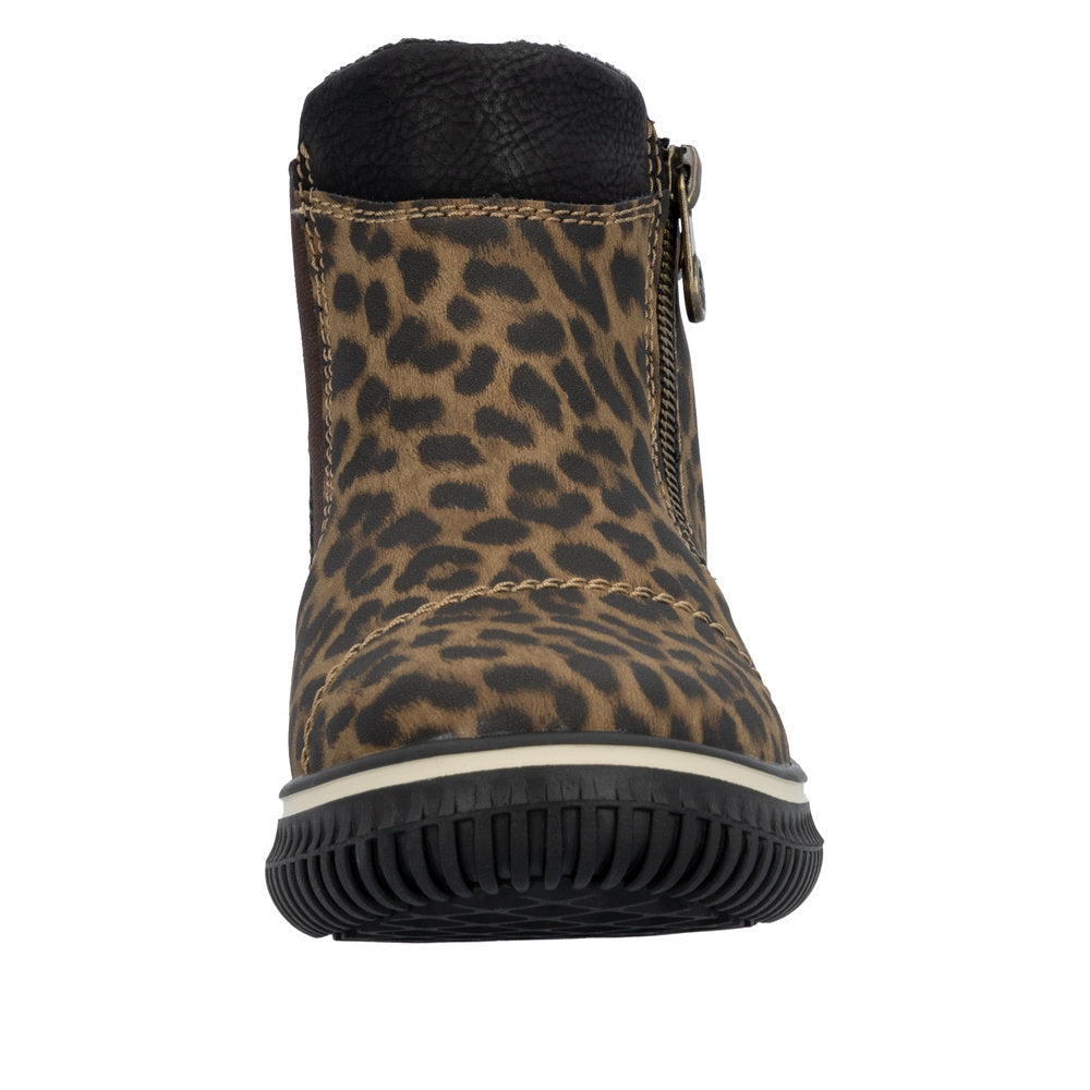 Rieker Ready 2 Go støvle til dame i leopard – Model 74254-90