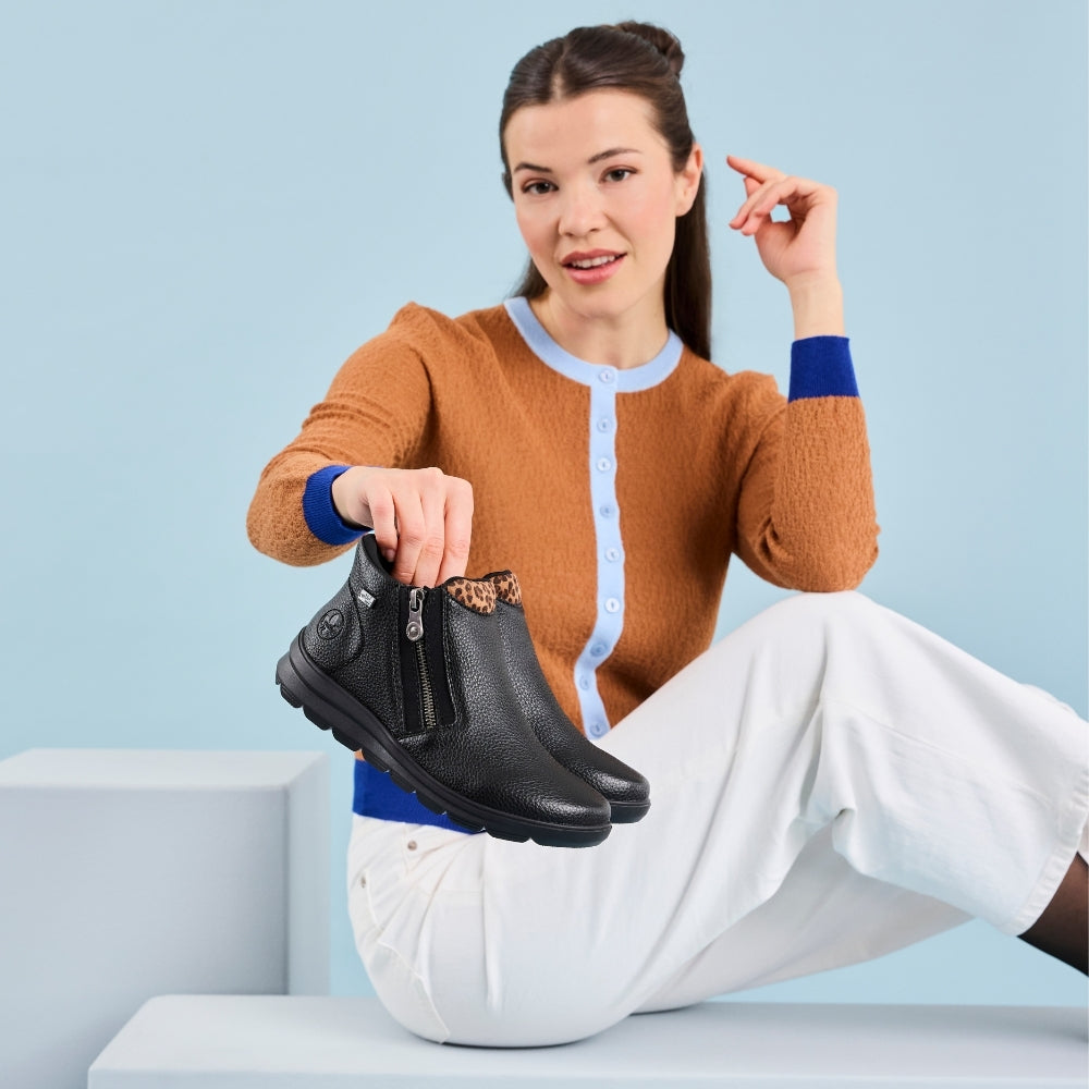 Rieker Ready 2 Go støvle til dame i sort – Model Z0059-00