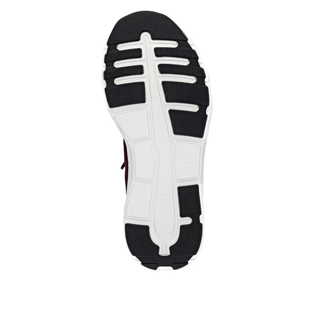 Rieker sneakers til dame i bordeaux W3500-32
