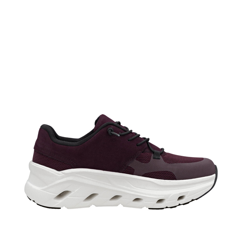 Rieker sneakers til dame i bordeaux W3500-32
