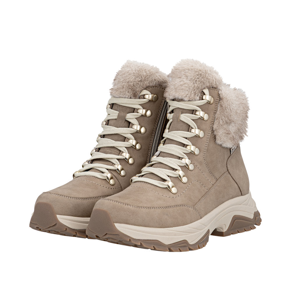 Rieker støvle til dame i beige – Model W3971-20