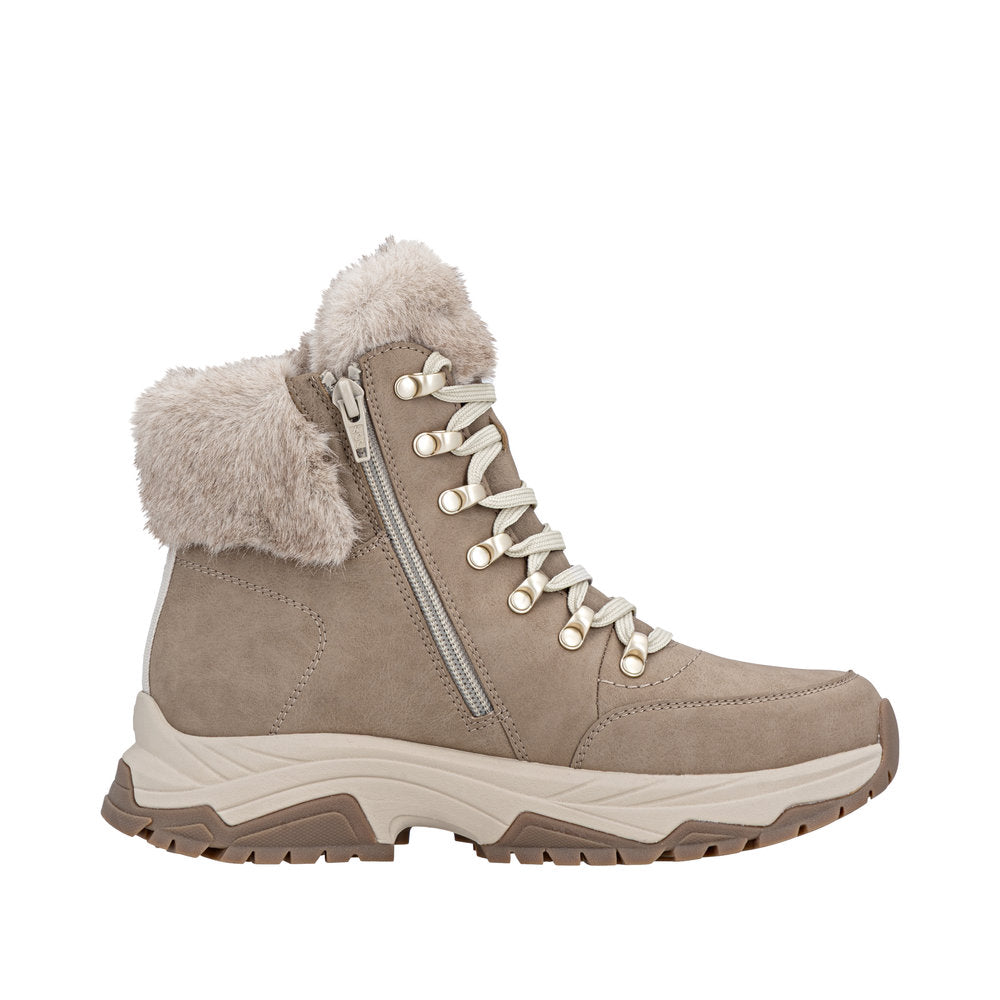 Rieker støvle til dame i beige – Model W3971-20