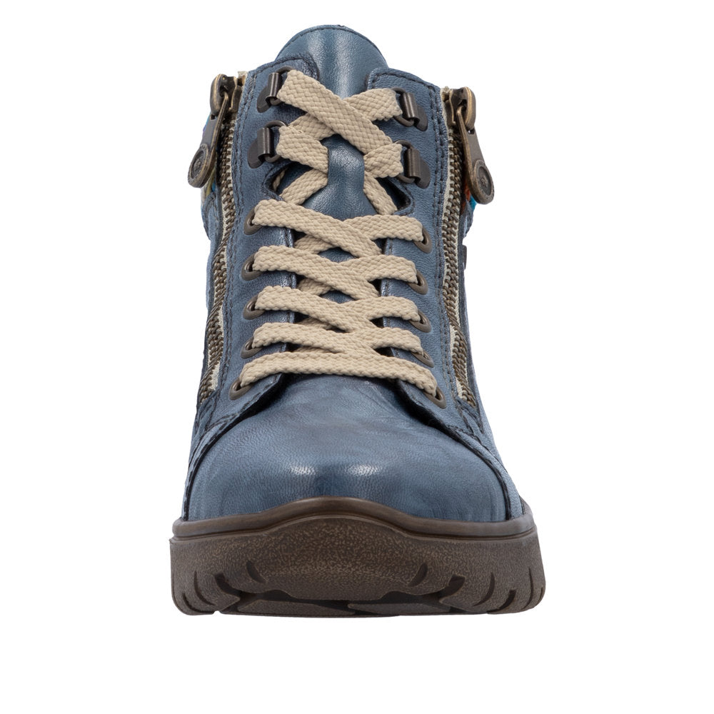 Rieker støvle til dame i blå – Model N1305-14