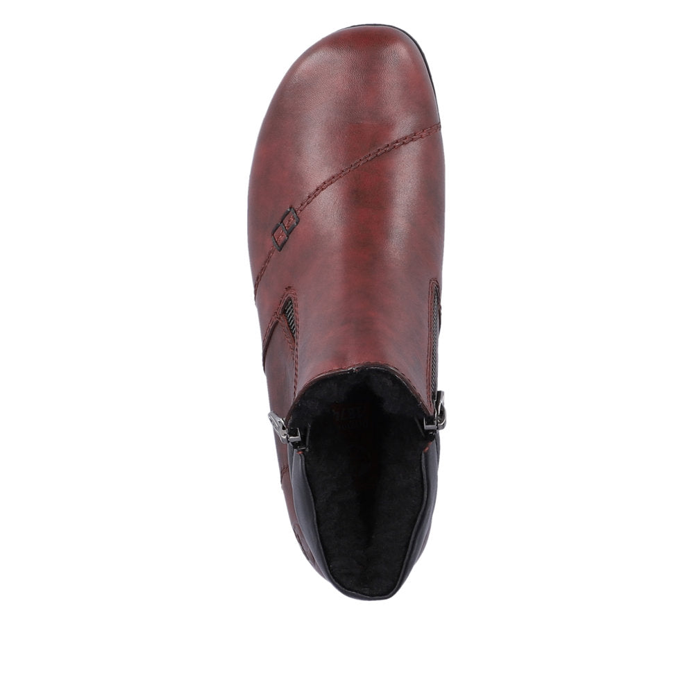 Rieker støvle til dame i bordeaux – Model L4655-35