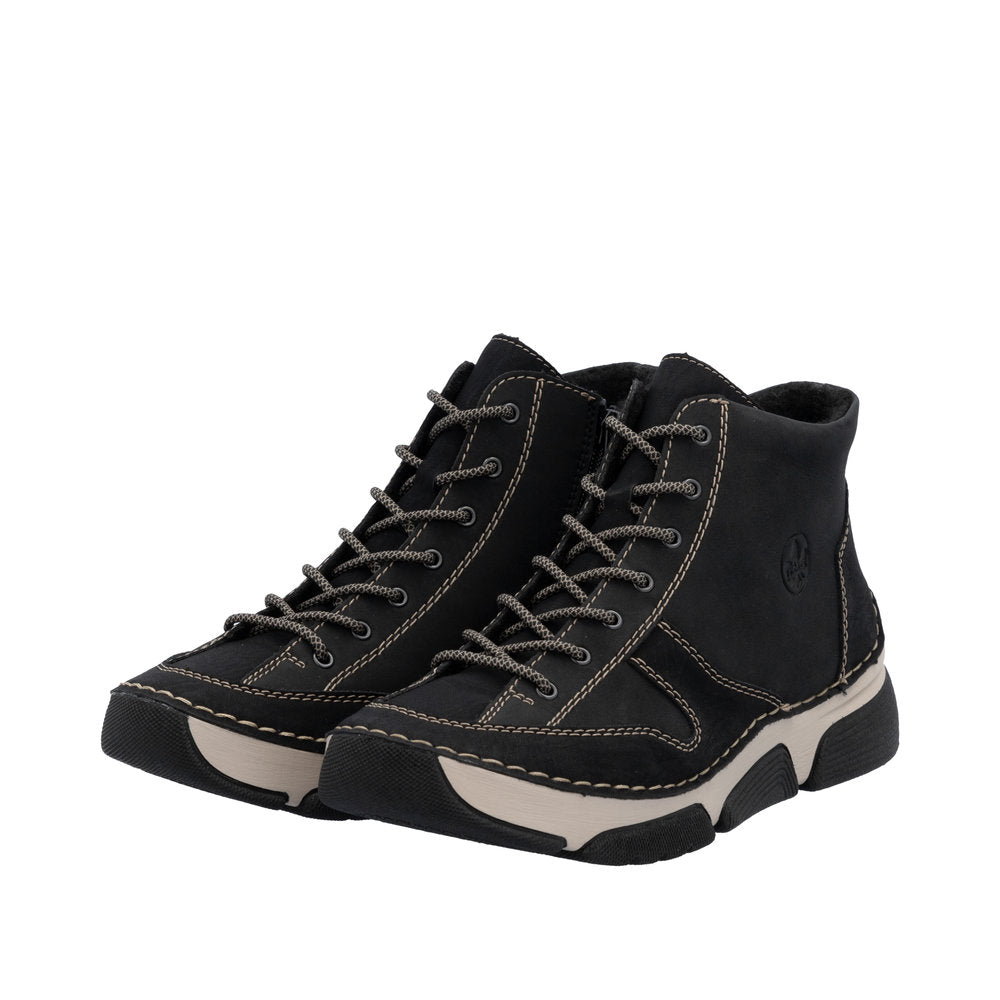 Rieker støvle til dame i sort – Model 45906-00