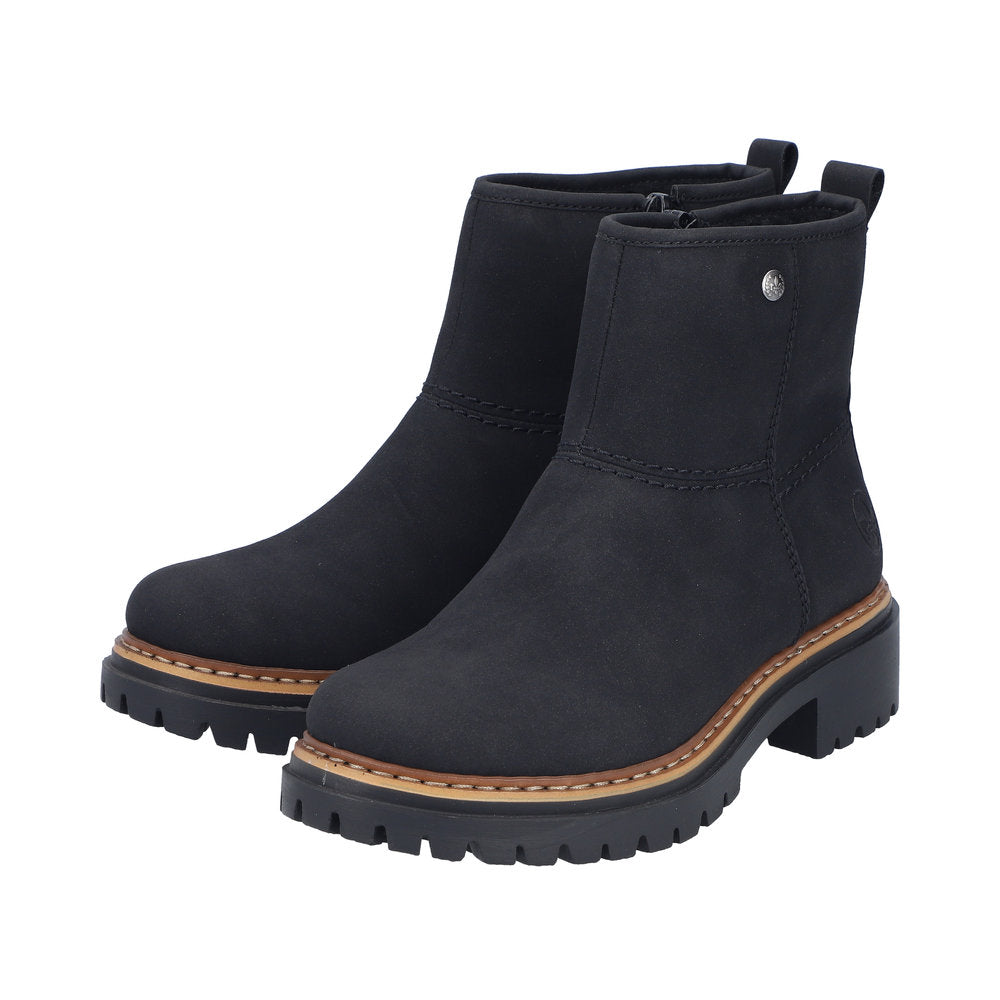 Rieker støvle til dame i sort – Model 72671-00