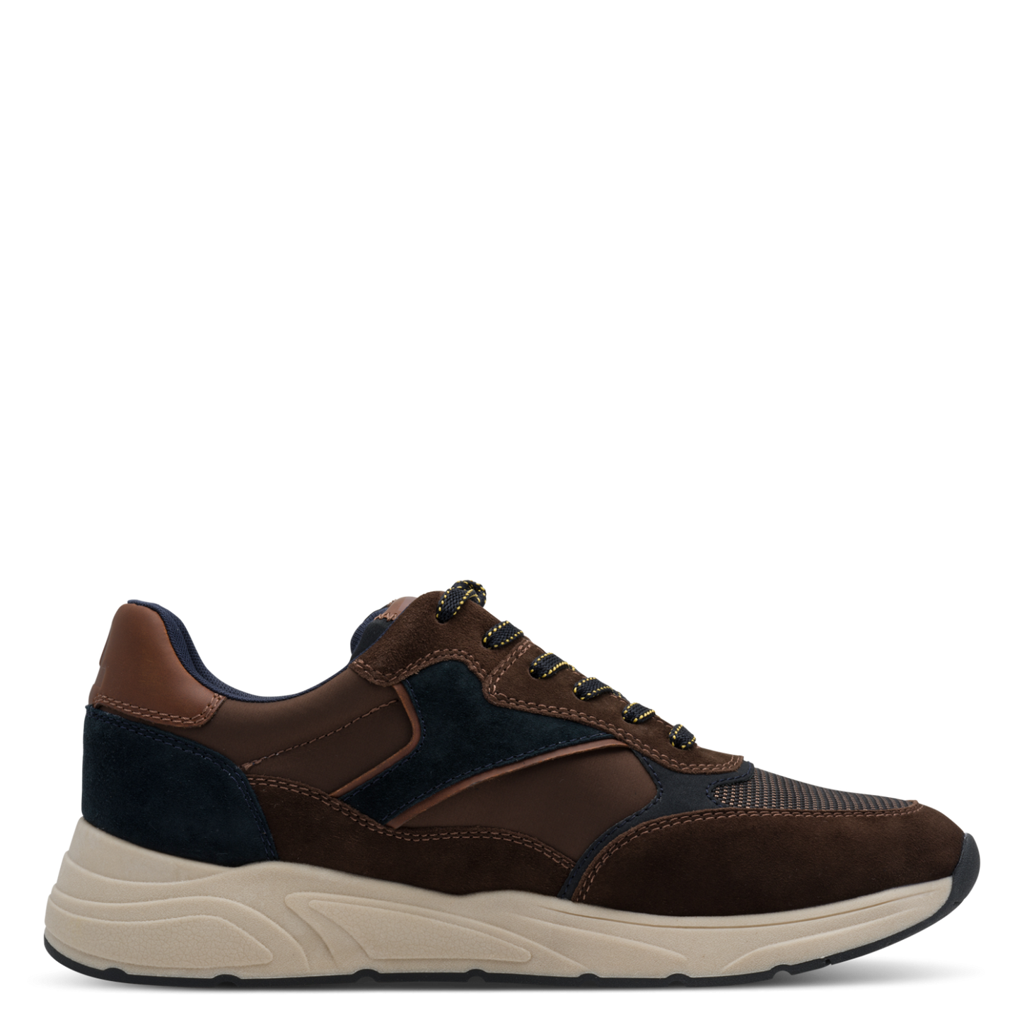 Tamaris mørkebrun herresneaker i ruskind – Model 13611