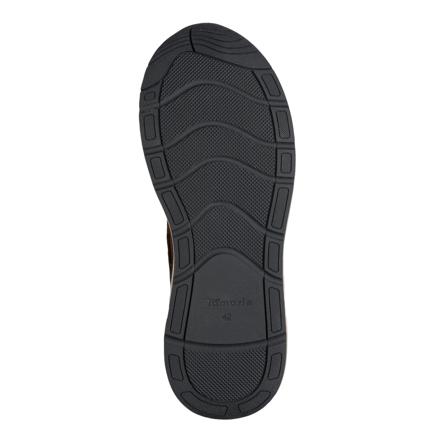 Tamaris mørkebrun herresneaker i ruskind – Model 13611